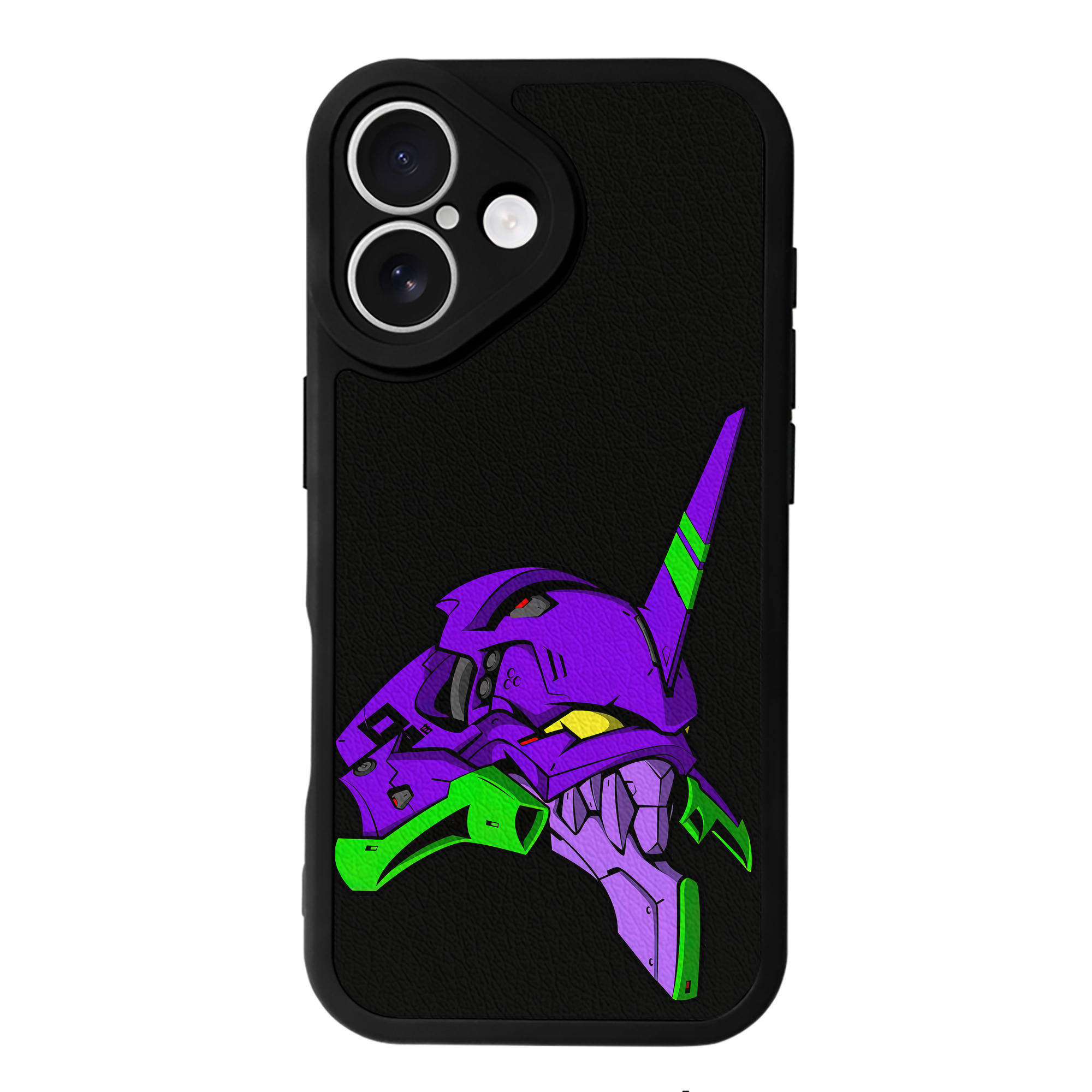 （画像用） EVA 新世紀エヴァンゲリオン 【iPhone 16シリーズ対応】シリコンスマホケース（レザー調） 材質：シリコン